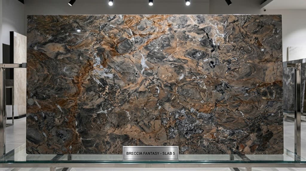 Breccia Fantasy slab by Kristone Global LLP