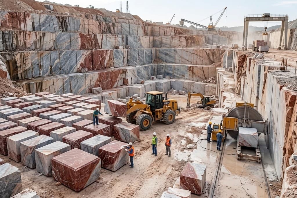 Natural stone quarry — Kristone Global LLP sourcing